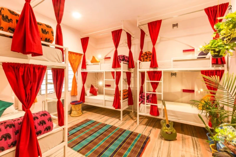 Bed in 8 Bed Mixed AC Dormitory Room with Ensuite Bathroom 1