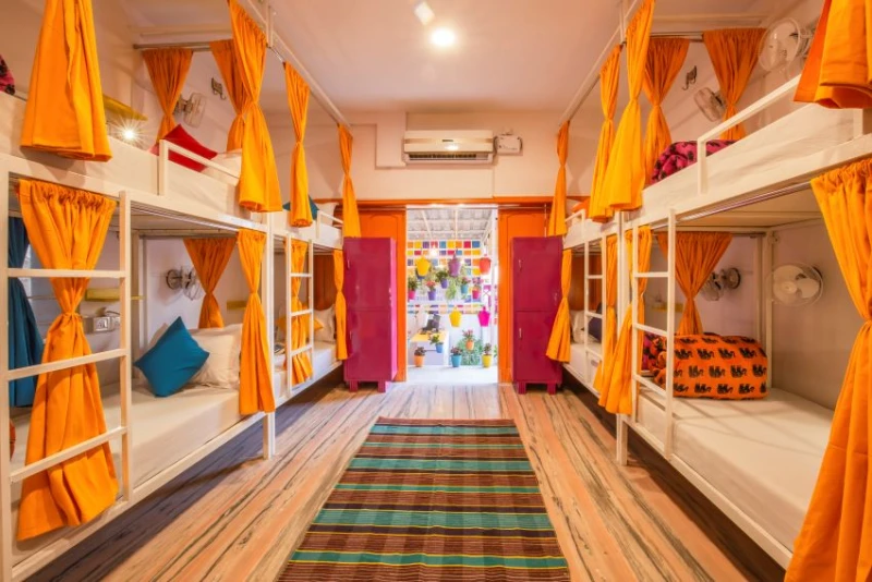 Bed in 8 Bed Mixed AC Dormitory Room with Ensuite Bathroom 2