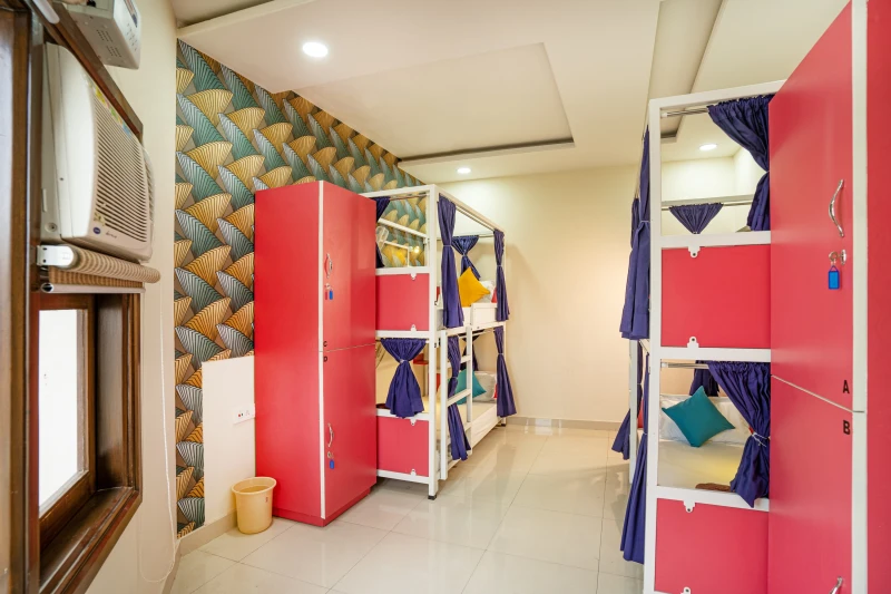 Bed in 4 Bed Mixed AC Dormitory Room with Ensuite Bathroom 1