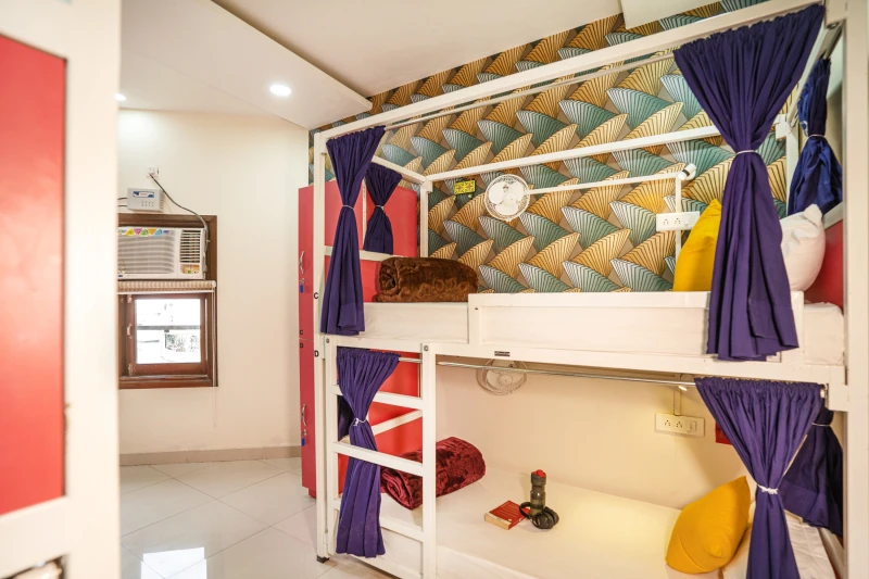 Bed in 4 Bed Mixed AC Dormitory Room with Ensuite Bathroom 3