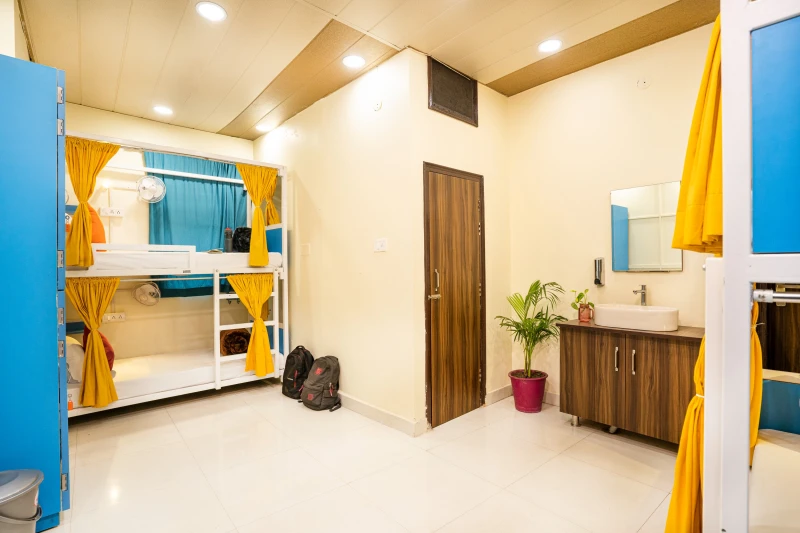 Bed in 12 Bed Mixed AC Dormitory Room with Ensuite Bathroom 2