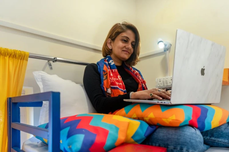 Bed in 6 Bed Female Only Dormitory Room with Ensuite Bathroom 1