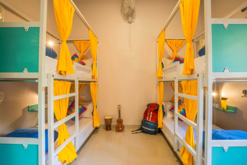 Bed in 6 Bed Mixed AC Dormitory Room with Ensuite Bathroom 3