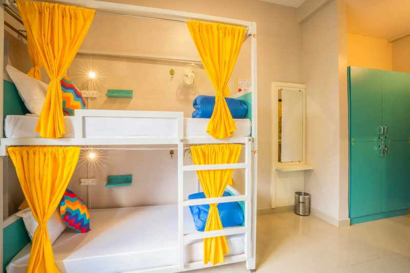 Bed in 6 Bed Mixed AC Dormitory Room with Ensuite Bathroom 6