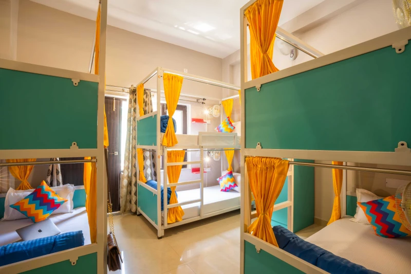 Bed in 6 Bed Mixed AC Dormitory Room with Ensuite Bathroom 7