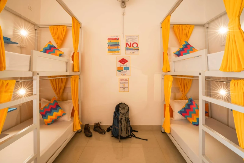 Bed in 4 Bed Mixed AC Dormitory Room with Ensuite Bathroom 1