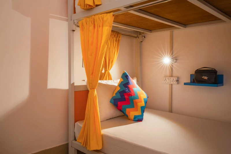 Bed in 4 Bed Mixed AC Dormitory Room with Ensuite Bathroom 5