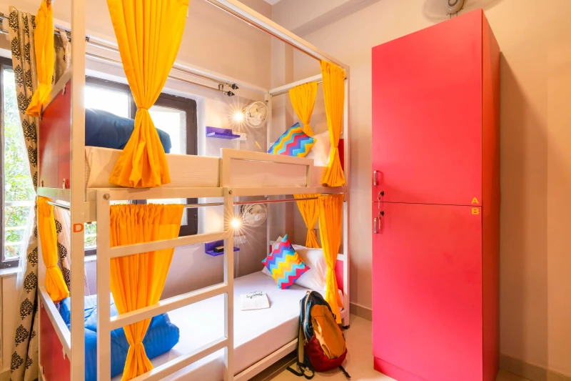 Bed in 4 Bed Female Only AC Dormitory Room with Ensuite Bathroom 2