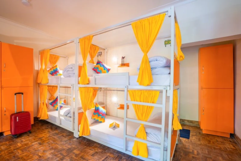 Bed in 6 Bed Mixed Dormitory Room with Ensuite Bathroom 3