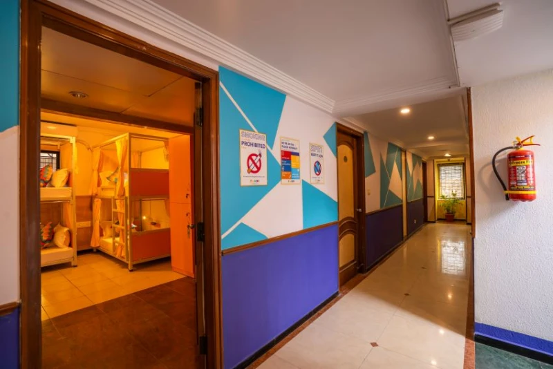 Bed in 6 Bed Male Only AC Dormitory Room with Ensuite Bathroom 4