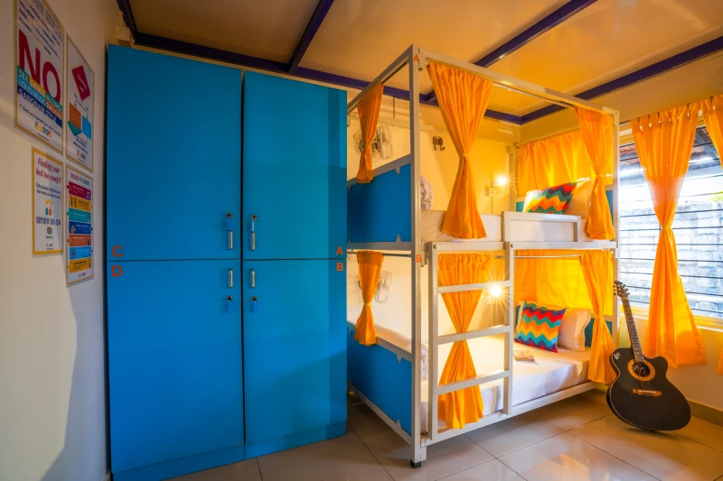 Bed in 4 Bed Mixed AC Dormitory Room with Ensuite Bathroom 2