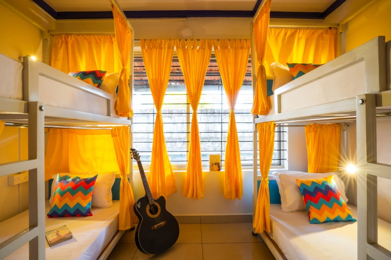 Bed in 4 Bed Mixed AC Dormitory Room with Ensuite Bathroom 3