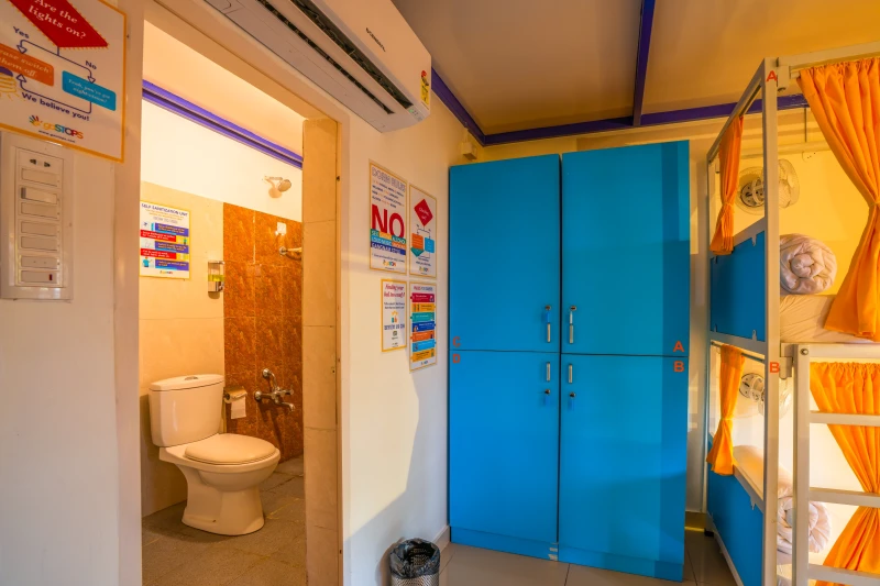 Bed in 4 Bed Mixed AC Dormitory Room with Ensuite Bathroom 4
