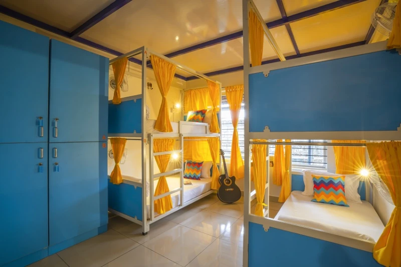 Bed in 4 Bed Female Only AC Dormitory Room with Ensuite Bathroom 1