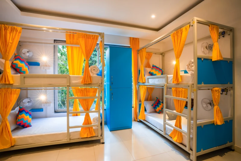Bed in 10 Bed Mixed AC Dormitory Room with Ensuite Bathroom 7