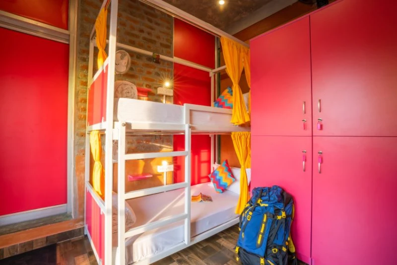 Bed in 4 Bed Mixed AC Dormitory Room with Ensuite Bathroom 1