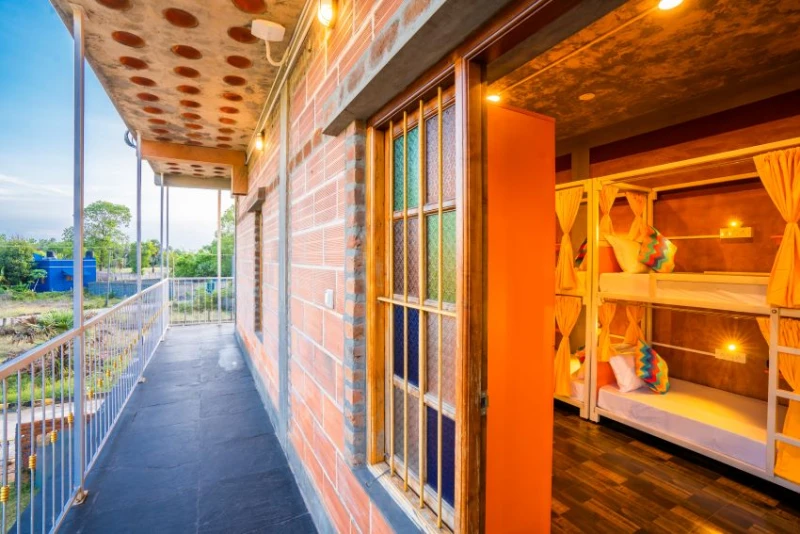 Bed in 12 Bed Mixed AC Dormitory Room with Ensuite Bathroom 2
