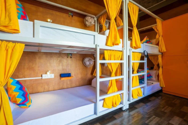 Bed in 4 Bed Female Only AC Dormitory Room with Ensuite Bathroom 1