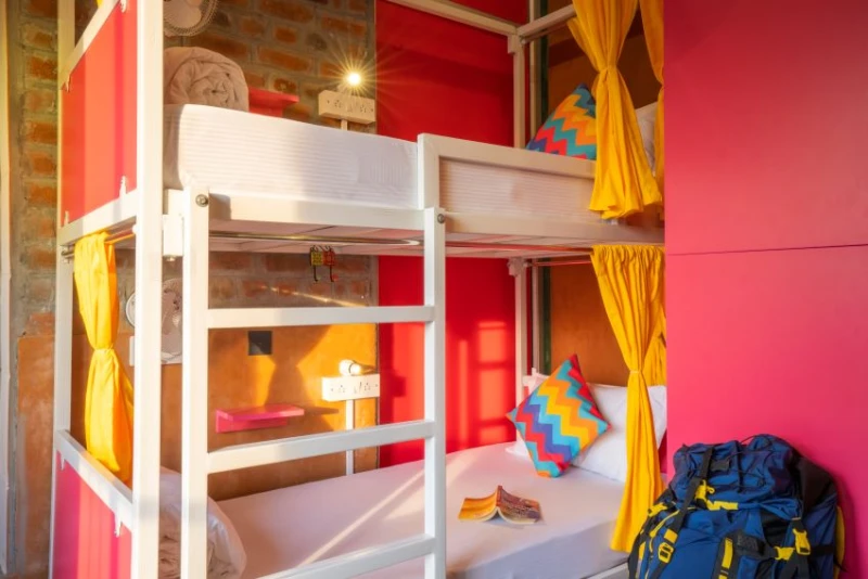 Bed in 4 Bed Female Only AC Dormitory Room with Ensuite Bathroom 2