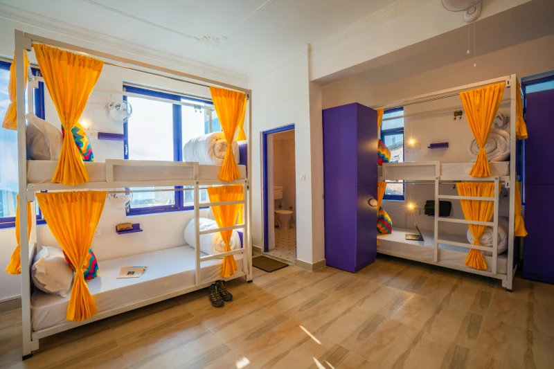 Bed in 10 Bed Mixed Dormitory Room with Ensuite Bathroom 5