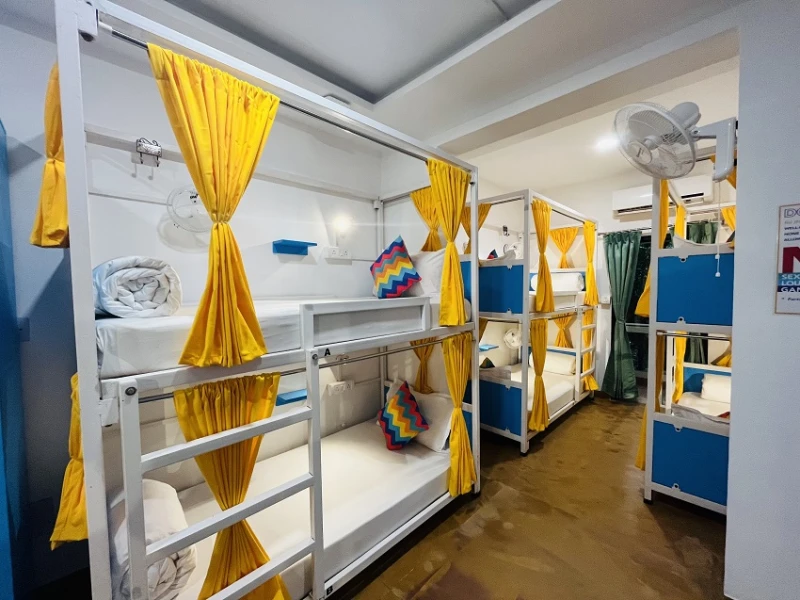 Bed in 16 Bed Mixed AC Dormitory Room with Ensuite Bathroom 1