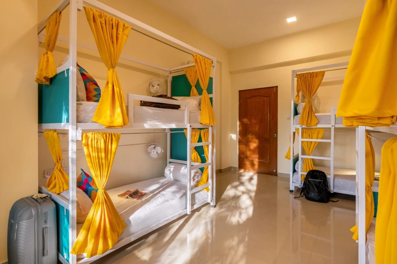 Bed in 6 Bed Mixed AC Dormitory Room with Ensuite Bathroom 2