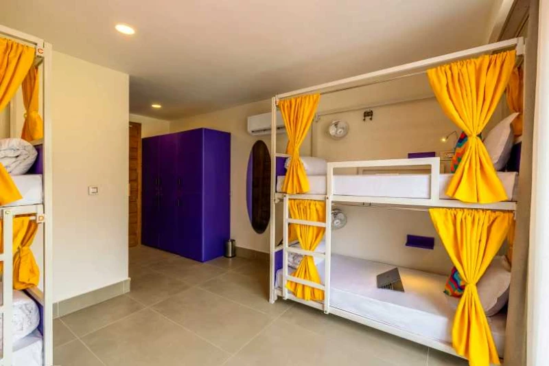 Bed in 6 Bed Mixed AC Dormitory Room with Ensuite Bathroom 2