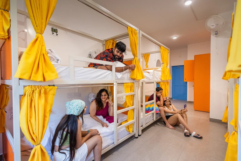 Bed in 8 Bed Mixed AC Dormitory Room with Ensuite Bathroom 6