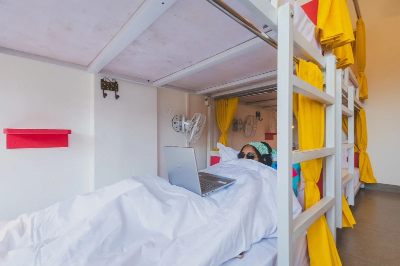 Bed in 6 Bed Female Only Dormitory Room with Ensuite Bathroom 7