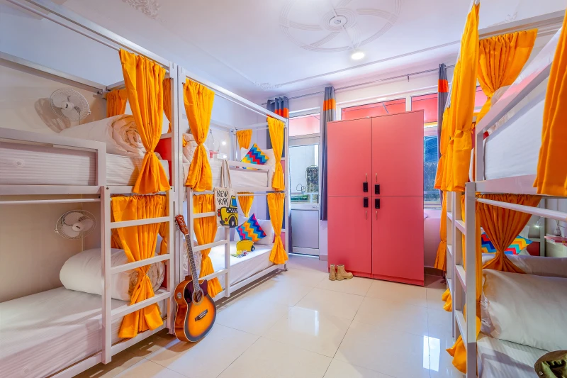 Bed in 6 Bed Female Only Dormitory Room with Ensuite Bathroom 3