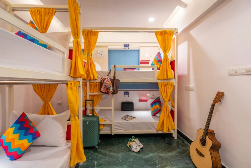 Bed in 4 Bed Mixed AC Dormitory Room with Ensuite Bathroom 6