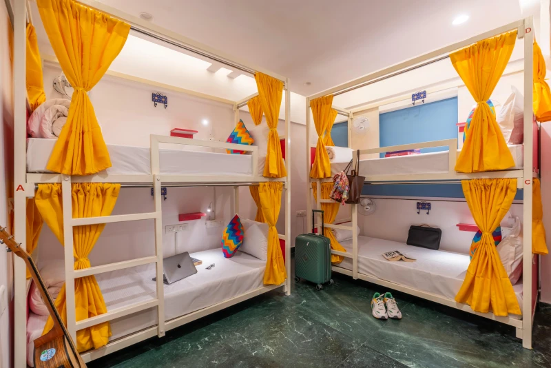 Bed in 4 Bed Mixed AC Dormitory Room with Ensuite Bathroom 7
