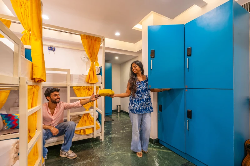 Bed in 6 Bed Mixed AC Dormitory Room with Ensuite Bathroom 3