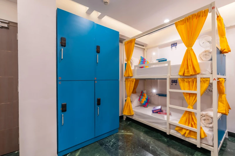Bed in 6 Bed Mixed AC Dormitory Room with Ensuite Bathroom 7