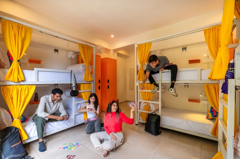 Bed in 6 Bed Mixed Dormitory Room with Balcony & River View and Ensuite Bathroom 1