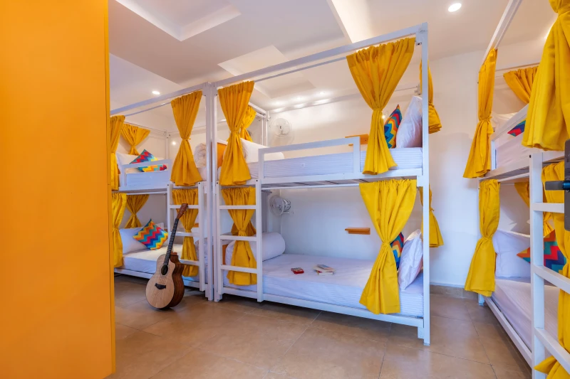 Bed in 6 Bed Mixed Dormitory Room with Ensuite Bathroom 6