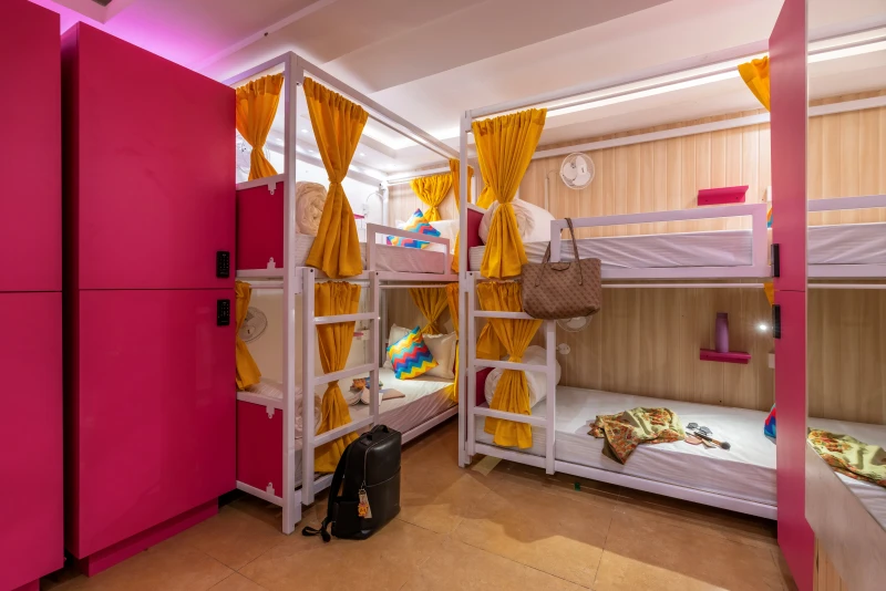 Bed in 6 Bed Female Dormitory Room with Ensuite Bathroom 4