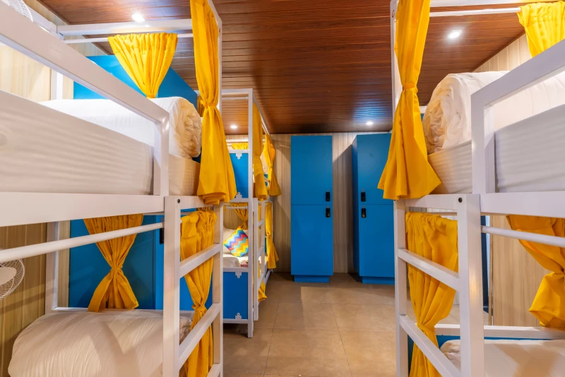 Bed in 8 Bed Mixed Dormitory Room with Ensuite Bathroom 2