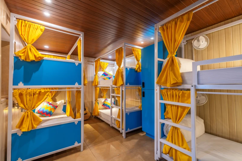Bed in 8 Bed Mixed Dormitory Room with Ensuite Bathroom 4