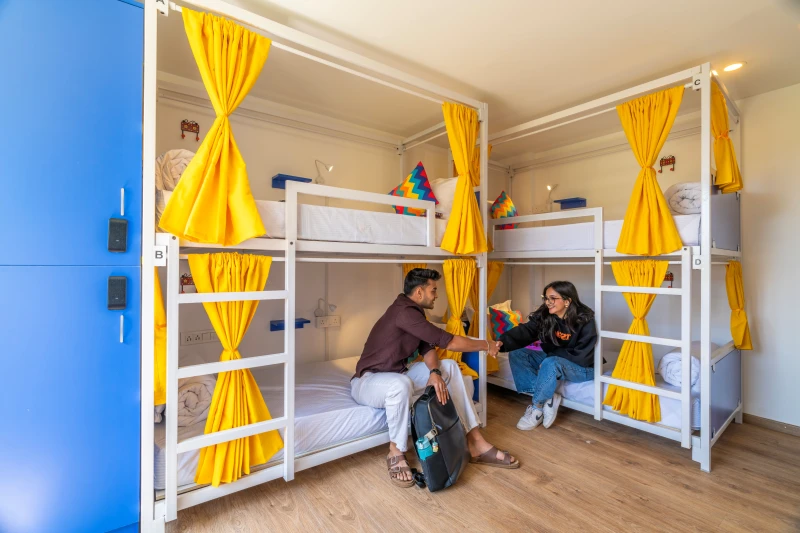 Bed in a 4 Bed Mixed AC Dormitory with Ensuite Bathroom 4