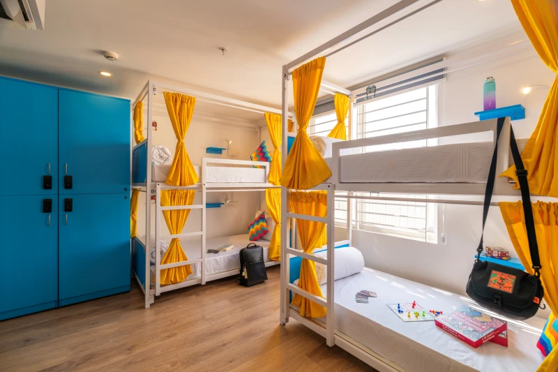 Bed in a 4 Bed Mixed AC Dormitory with Ensuite Bathroom 7