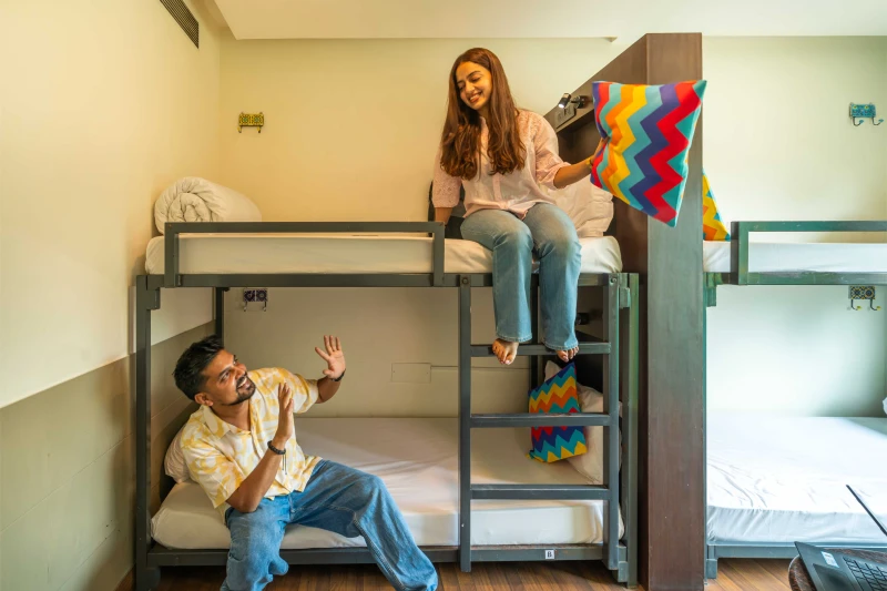 Bed in 4 Bed Mixed AC Dormitory Room with Ensuite Bathroom 3