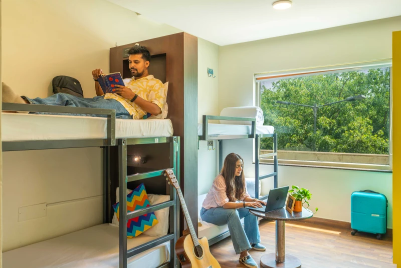 Bed in 4 Bed Mixed AC Dormitory Room with Ensuite Bathroom 7