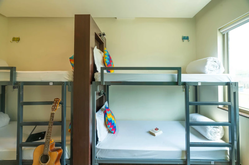 Bed in 4 Bed Mixed AC Dormitory Room with Ensuite Bathroom 8