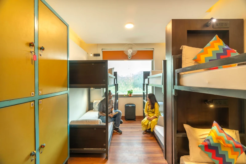 Bed in 6 Bed Mixed AC Dormitory Room with Ensuite Bathroom 6