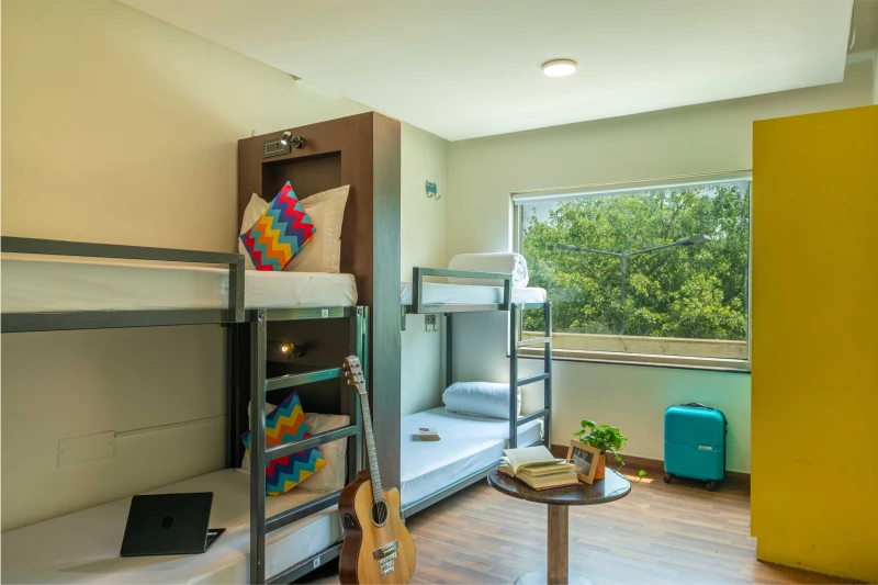 Bed in 4 Bed Female Only AC Dormitory Room with Ensuite Bathroom 1